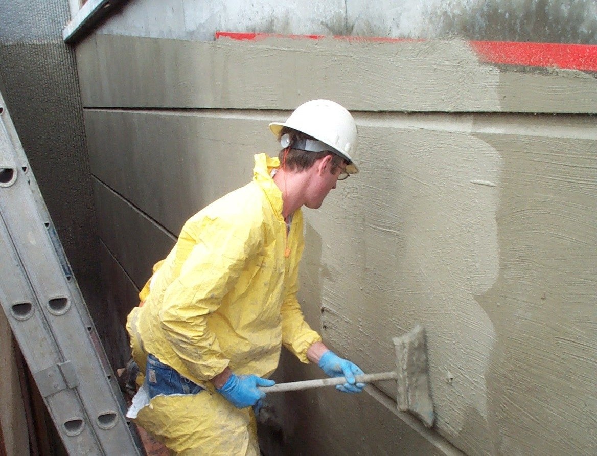 Гидроизоляция с помощью цементного раствора