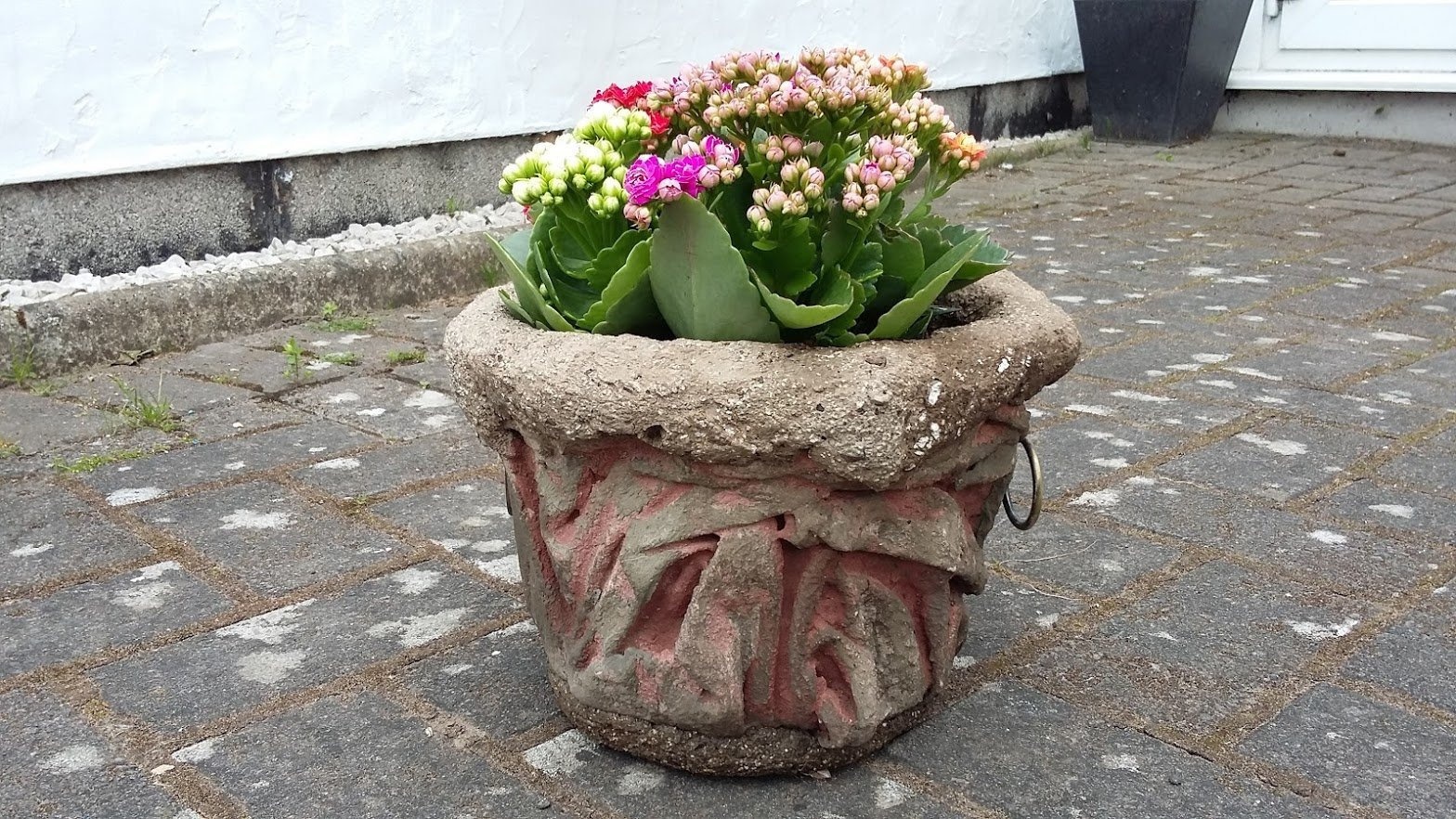 Розовая ваза