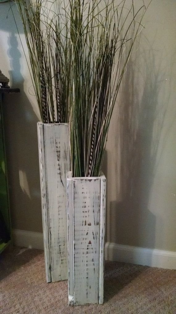 Напольные вазы из дерева своими руками