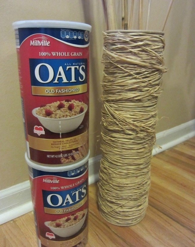 Самый дешевый вариант изготовления напольной вазы