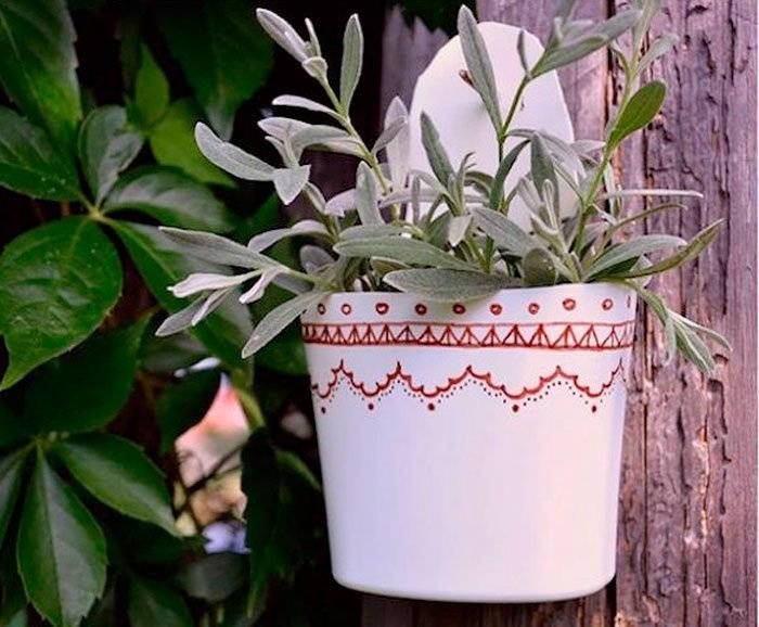 Подвесной садовый горшок