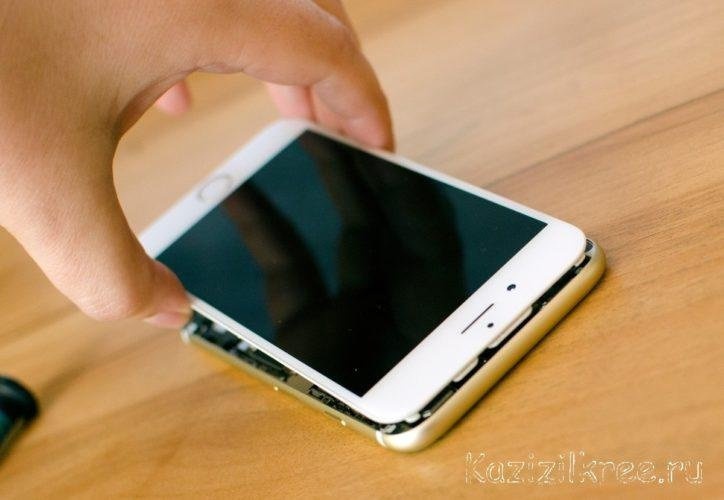 (Замена стекла iphone 8)
