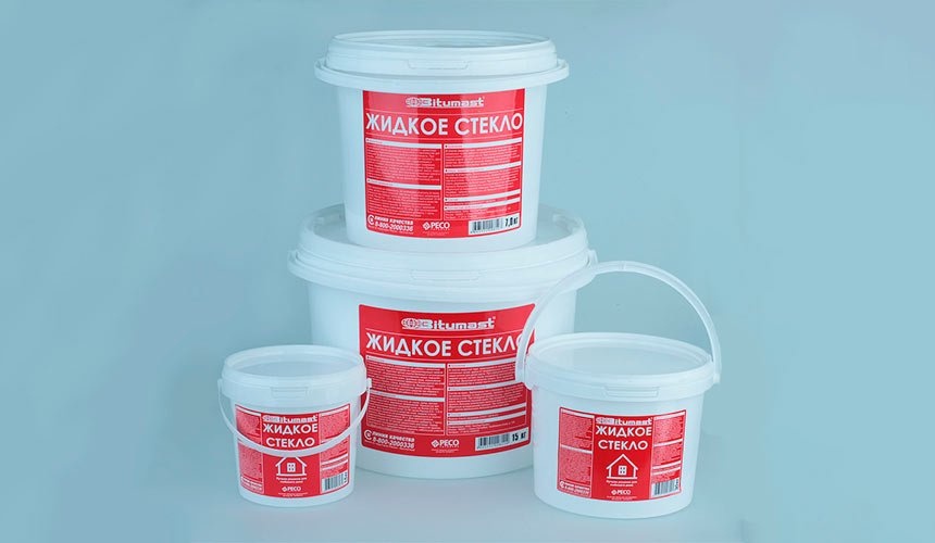 Жидкое стекло на основе натрия